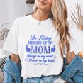 thumbnail image 4 of Jollimate In Loving Memory of My Mom Shirt, Memorial Angel Wings Graphic Tee, Remembrance Gift, 4 of 6