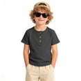 thumbnail image 2 of Karoyedx Boys Summer T‑Shirt Shirts for Toddler Baby Boys Girls Graphic Tshirt Athletic Kids Short Sleeve Tee Tops Dark Gray Size,2-3 Years, 2 of 9