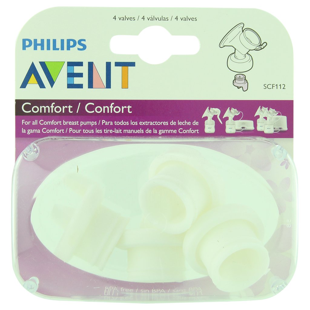 Philips Avent Comfort Breast Pump Valves 4 Ct