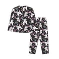 thumbnail image 2 of Uemuo Cute Poodle Dog Pattern Womens Pajama Sets,PJ Set for Women,Pajamas for Women Logo,Long Sleeve Pajama Set for Women,Soft Long Sleeve Top With Pants-X-Large, 2 of 9