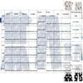 thumbnail image 3 of Gubotare Kids Pjs Set 3 Piece Short Sleeve Shirt Shorts and Pants Kids Sleepwear PJs Size 9-10, 3 of 8