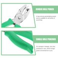 thumbnail image 4 of Manual Punch Triangle Shaped Hole Puncher Eyelet Binder Single Durable Long Reach, 4 of 6