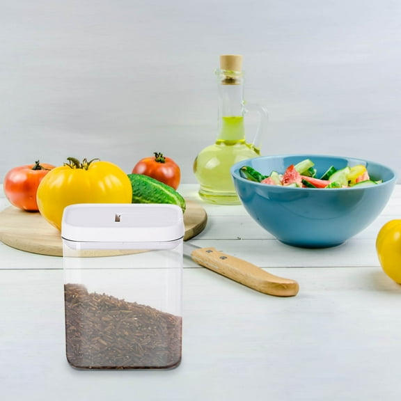 SDJMa Food Storage Containers 0.8L /28oz, BPA Free Plastic Airtight Food Storage Containers for Flour, Sugar, Baking Supplies, Kitchen & Pantry Containers