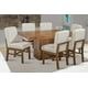 thumbnail image 1 of Comedor Girona 6 Sillas Madera y Cubierta de Chapa MOBILKRAFT Modelo Girona Madera 6 Sillas Rectangular, Estilo Contemporáneo en Color Crema, 1 of 4
