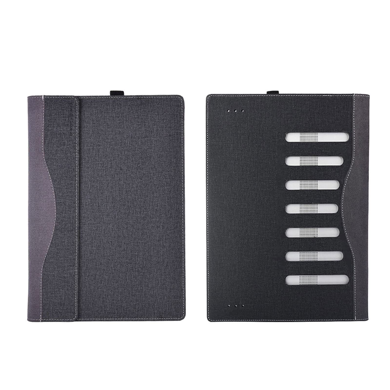Laptop Cover Case for HP 14-DQxxxx / 14-DRxxxx /14-FQxxxx / 14-FRxxxx Series [not Compatible with Any Other Model] 2-in-1 PU Leather Detachable Notebook Sleeve(Black)