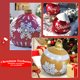 thumbnail image 5 of Bola inflable impermeable de Navidad, decoración de camino de Patio de Navidad, sala de estar, adorno de Año Nuevo, juguetes, suministros para Kits de decoración para fiestas Copo de nieve rojo Matsuzay HA010309-09, 5 of 6