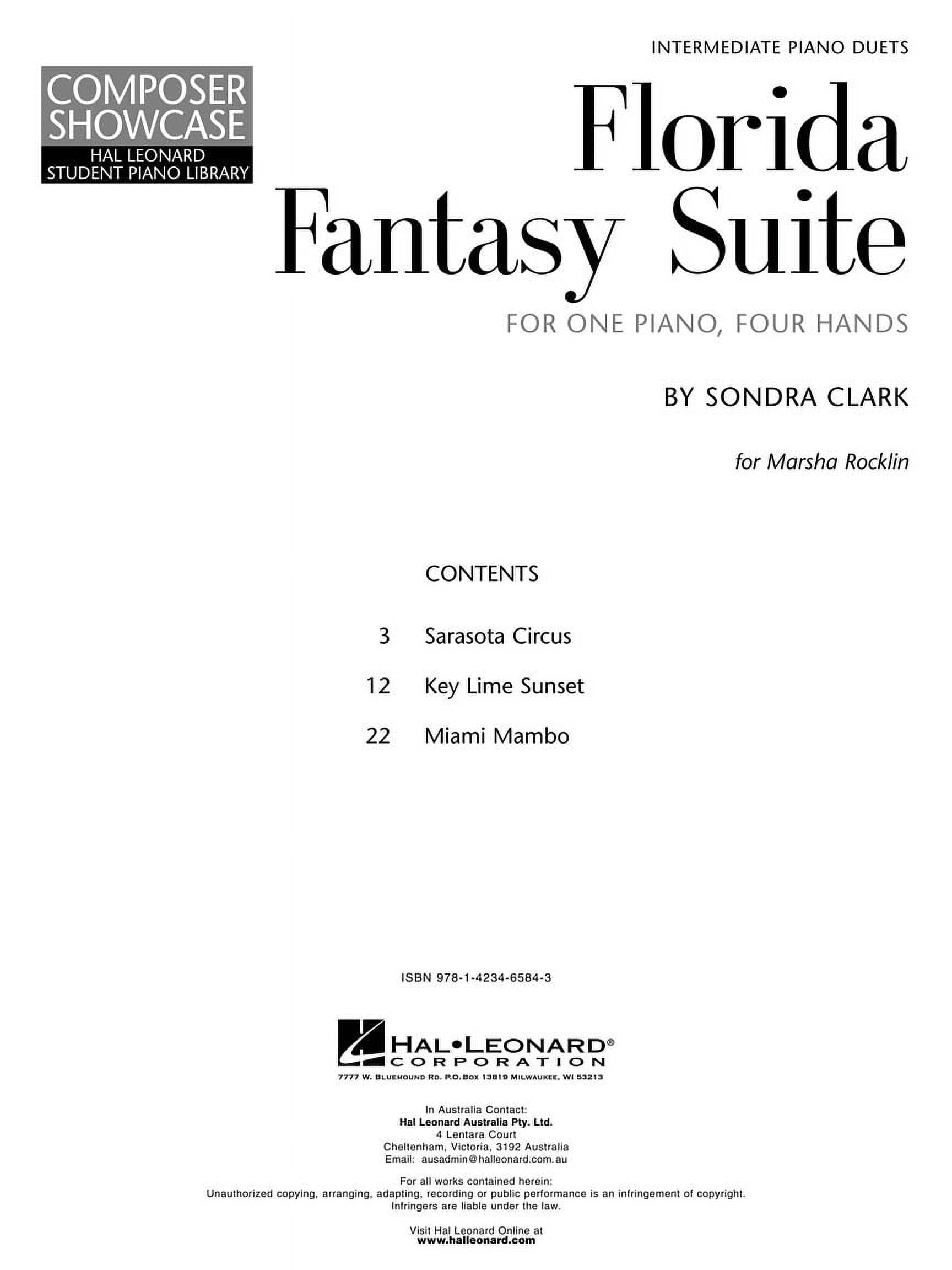 Florida Fantasy Suite: Hal Leonard Student Piano Library Intermediate Composer Showcase