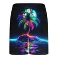thumbnail image 4 of YUGYXL Double Layer Shorts for Men Colorful Print Summer Shorts Going Out Beach Shorts Drawstring Holiday Shorts Dark Blue XXL, 4 of 9