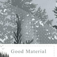 thumbnail image 5 of Plant Shower Curtain Mountain Forest Nature Tree Fabric Shower Curtain for Bathroom Water Repellent Shower Curtain Bathtubs Hotel, 36 x 72 inch, Grey, 5 of 5