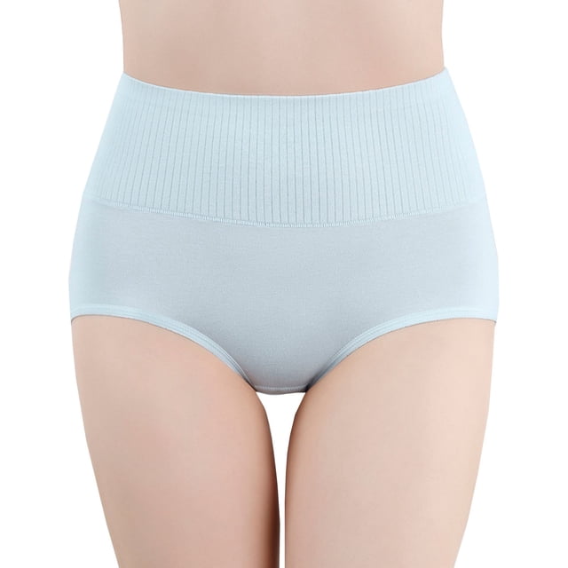 Rbaofujie Culottes pour Femmes, Couleur Unie, Taille Haute, Confortables et Respirantes, sous-Vêtements pour Femme, Culottes Bikini pour Femmes