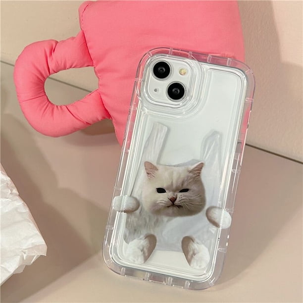 Funda de silicona transparente con dibujos animados para Iphone, carcasa bonita para Iphone 13, 11, 14, 12 Pro Max, XR, 7, 8 Plus, X, Xs, SE, 6s, 14Pro Max Fivean unisex