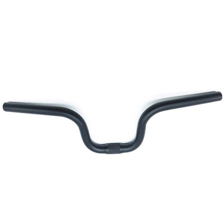 530mm Handlebar Aluminum Alloy 25.4mm M-TYPE Rise 140mm Handle Bar for Folding Bike Bicycle Hand,Black,1 x Bike handle,Black