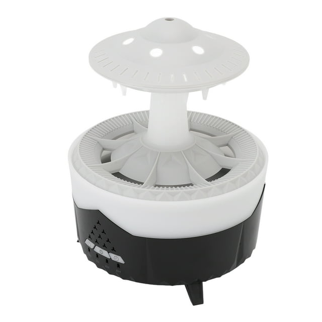 Humidificador De Aire, Humidificador De Gota De Lluvia Fácil De Usar Luz LED De 7 Colores Apagado Automático 4 Temporizadores Niebla Fría Para Oficinas