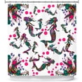 thumbnail image 1 of Shower Curtains 70" x 84" from DiaNoche Designs by Susie Kunzelman - Mermaid 3 Pinks, 1 of 1