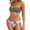 Army Green, variant on Women's Versatile Printed Beach Vacation Split Bikini Swimsuit Army Green L