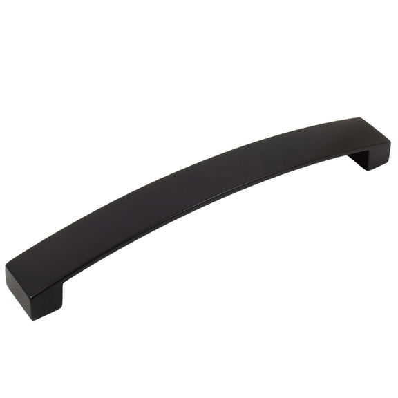 Zephyr Cabinet Pull, 160 Millimeters, Matte Black by Stone Harbor Hardware