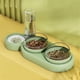 thumbnail image 4 of Dispensador de agua automático para gatos, almacenamiento de agua, comida para perros y gatos, cuenco doble, contenedor de comida con bebedero, alimentador para mascotas, 4 of 5