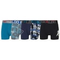 thumbnail image 1 of CR7 Calzoncillos de niño, pack de 5 - Motivos de Cristiano Ronaldo, calzoncillos, algodón elástico, logo en la cintura Negro/Azul/Turquesa 104/110, 1 of 6