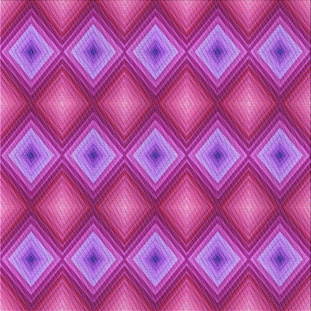 Ahgly Company Tapis d'Intérieur Lavables en Machine, Carrés de Transition Rose Foncé, 6' Carré