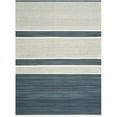 thumbnail image 4 of SAFAVIEH Kilim Aylmer Striped Wool Area Rug, Blue/Ivory, 4' x 6', 4 of 5