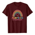 thumbnail image 1 of Chemises "Abortion is Healthcare" pour Femmes Été Col Rond Imprimé Lettre Blouse Basique Décontractée Manches Courtes Tunique Tops, 1 of 6