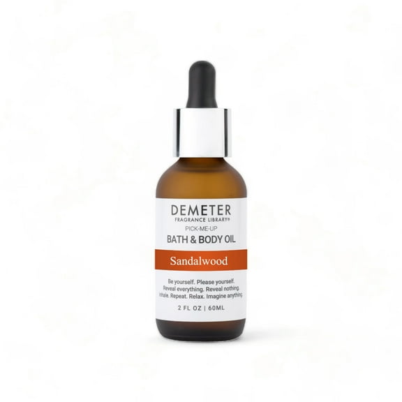 Demeter Sandalwood Bath & Body Oil - 2 oz, Long-Lasting