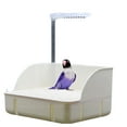 thumbnail image 1 of ZLight Automatic Bird Bath Shower Ensuring Clean Water For Feathered Friends Automatic Bird Bath Shower white, 1 of 6
