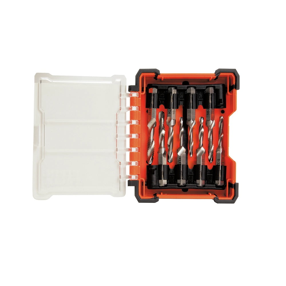 Klein Tools High Speed Steel Drill and Tap Bit Set 8 pc.
