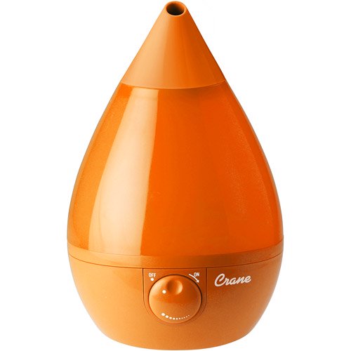 Crane Ultrasonic Cool Mist Humidifier, Orange - Walmart.com - Walmart.com