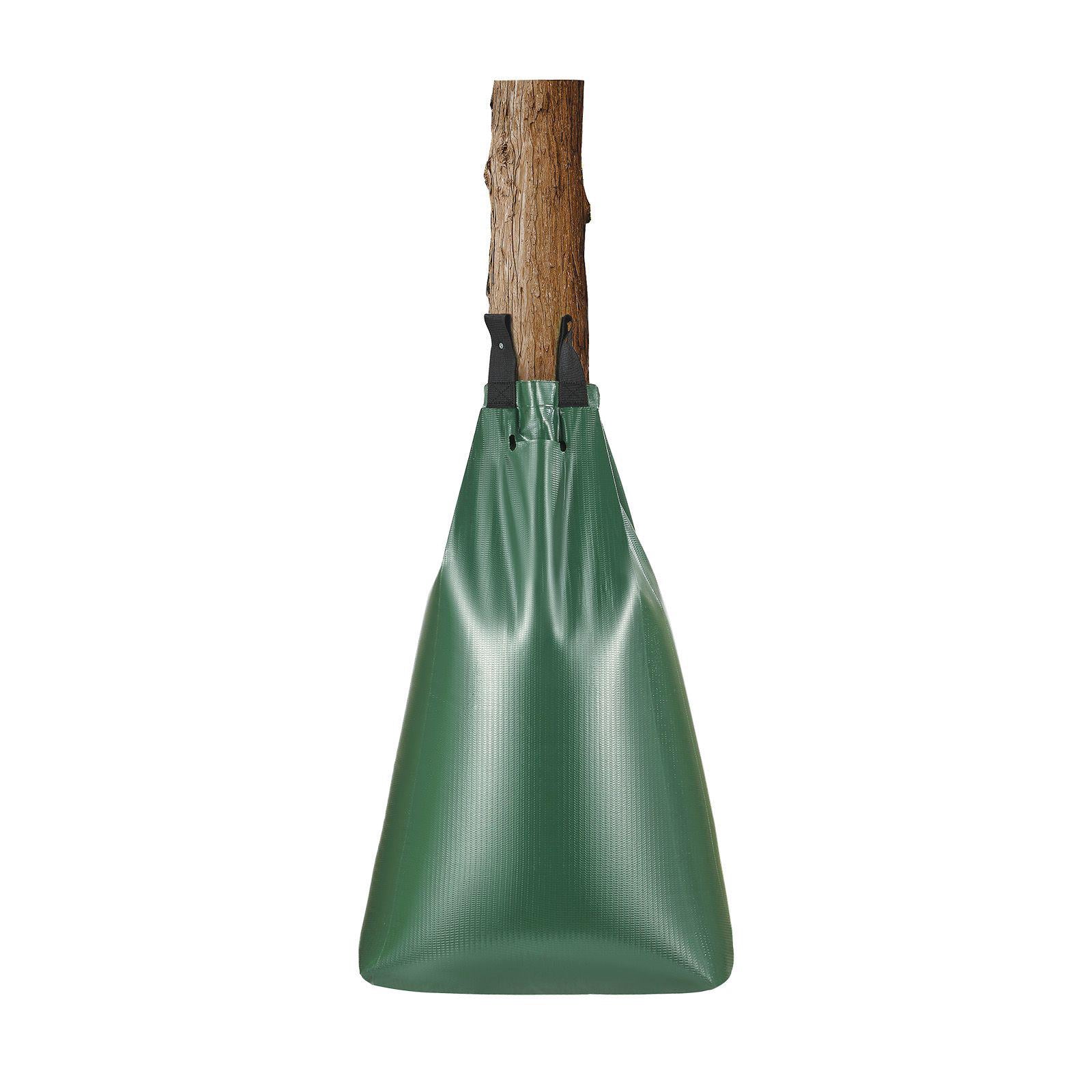 Tree Watering Bag 3 Pack 20 Gallon Slow Release Drip Irrigation System 5-9 Hours Refillable Zipper Deep Root Targeting Durable