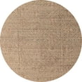 thumbnail image 1 of Ahgly Company Indoor Round Abstract Brown Abstract Area Rugs, 7' Round, 1 of 6