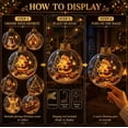 thumbnail image 5 of Glowing Christmas Story Ornament, Light-Up Diorama with Mini Scene, Warm LED Decor for Tree Mantel Window, Holiday Keepsake Gift (Christmas Express), 5 of 7