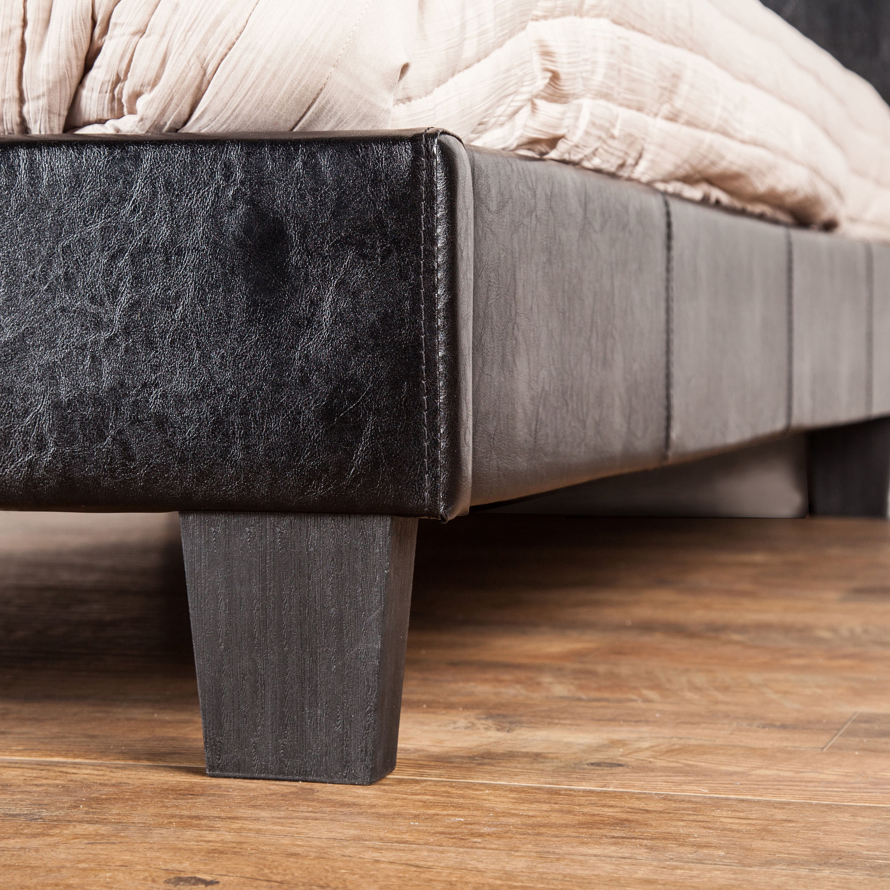 Furniture of America Manizales Platform Bed, California King, Black