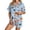 Z1-Light Blue, variant on MuXiKeJi Clothes Halloween Pajamas Women Pumpkin Skeleton Witch Ghost Printed Cute Costumes Short Sleeve Matching Shorts Sleepwear Set,Womens Silk Halloween Sleep pjs