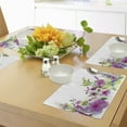 thumbnail image 4 of Ambesonne Floral Place Mats Set of 4, Watercolor Garden, Standard Size, Pink Green, 4 of 6