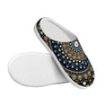 thumbnail image 3 of Lsque Dot Mandala Pattern Womens Comfort Cotton on Scuff With Memory Foam and Anti-skid Sole Slipper-37/38, 3 of 7