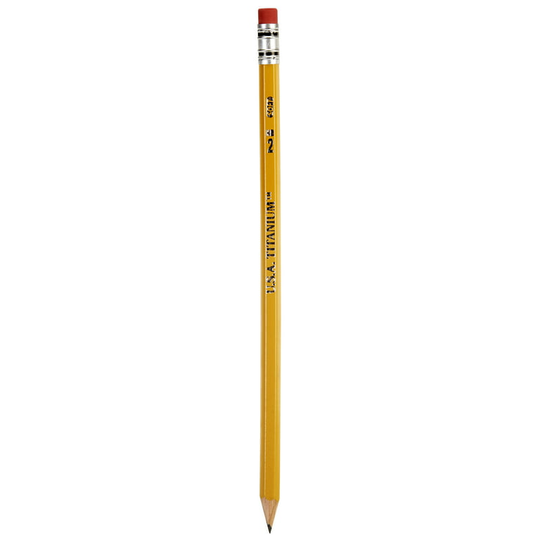 USA Titanium Premium Yellow No.2 Pencils 36 Count Sharpened Woodcase Pencils