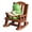 C, variant on OIUR Mini Frog Figurine Resin Frog Sculpture with Rocking Chair Small Healing Frog Ornament for Car Interior Home Office Desktop