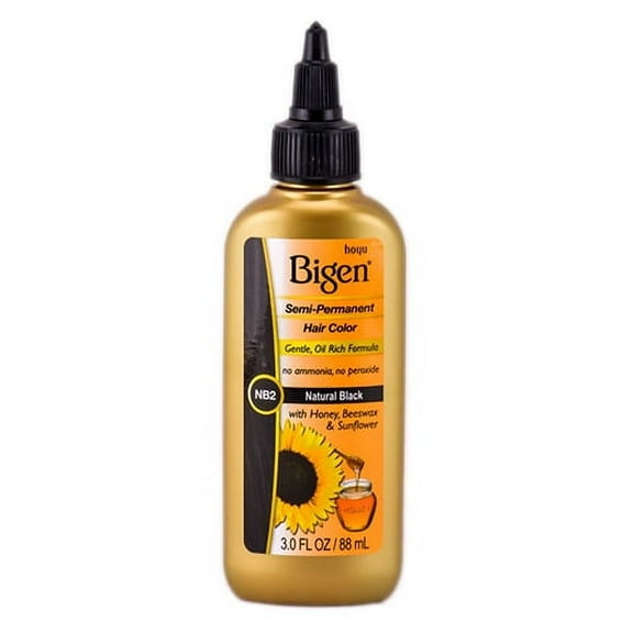 Bigen Semi-Permanent Haircolor #Nb2 Natural Black 3 Oz