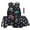 Cartoon Truck, variant on Boys Backpack And Lunch Box Set, 5 Piece Kids School Backpack Set, Water-Resistant Polyester Ocean Fish Camo Bookbag for Elementary Boys Back to School, Travel, Hiking