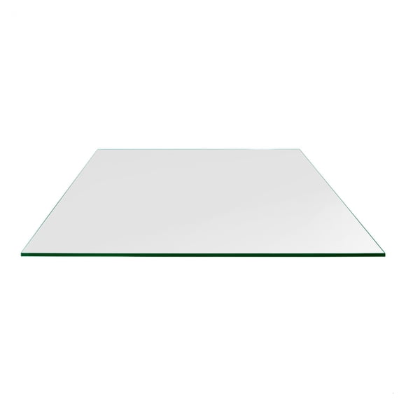 Dulles Glass 30 x 60 Inch Rectangular 1/4 Inch Thick Tempered Glass Table Top