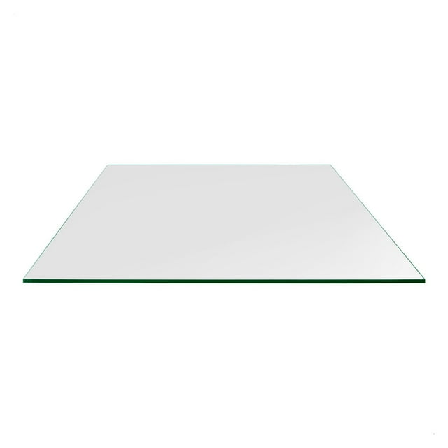 Dulles Glass 30 x 60 Inch Rectangular 1/4 Inch Thick Tempered Glass Table Top