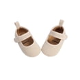 thumbnail image 3 of xiaxaixu Baby Shoes Solid Color Ribbed Walking Shoes Soft Sole Footwear, 3 of 9