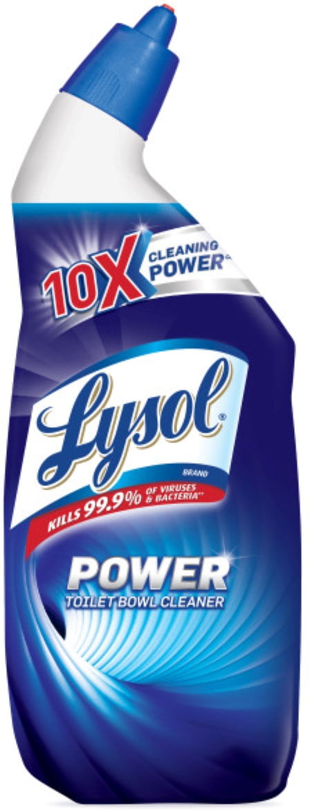 Lysol Power Toilet Bowl Cleaner, 24 oz (Pack of 4)