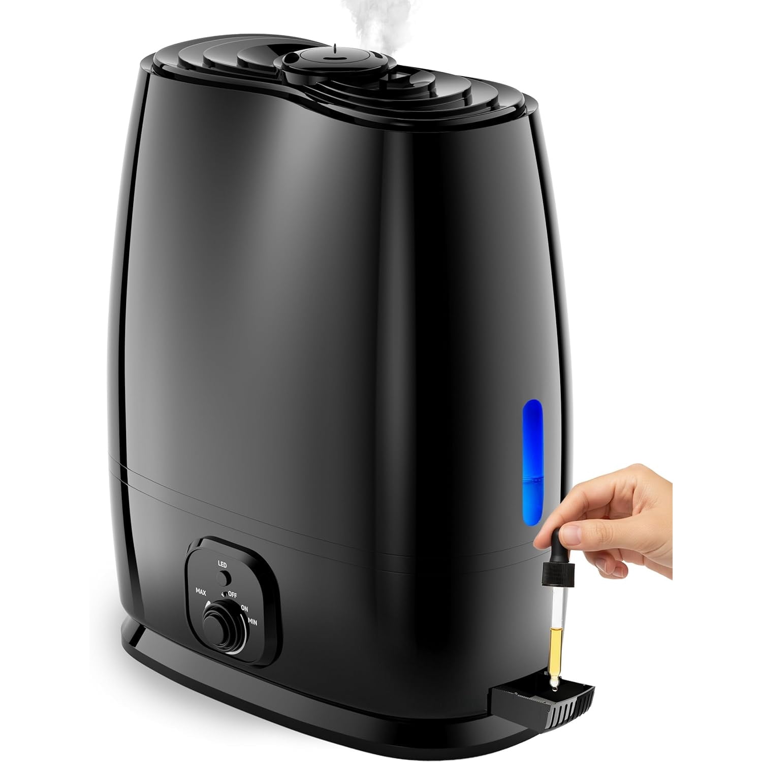 6L Humidifiers for Bedroom, Quiet 50HR Runtime No-Filter Supersized Cool Mist Humidifier Large Room for Whole House, Plants, Baby Nursery, Allergies, Dry Skin, Congestion, Indoor