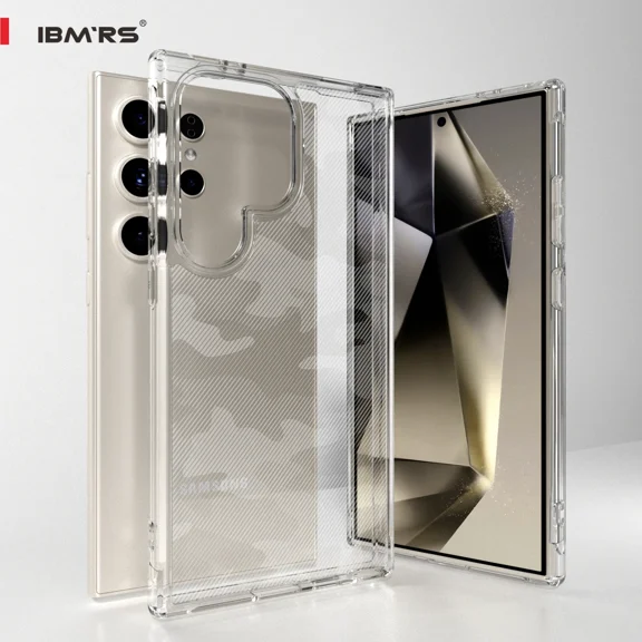 IBMRS for Samsung Galaxy A16 case,(Not Yellowing Anti fingerprint)Protective Shockproof Phone Case, Clear camo