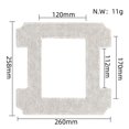 thumbnail image 2 of For WINBOT W1 PRO Window Cleaner Robot MOP Replacements Mop Pad Accessories Parts, 2 of 5