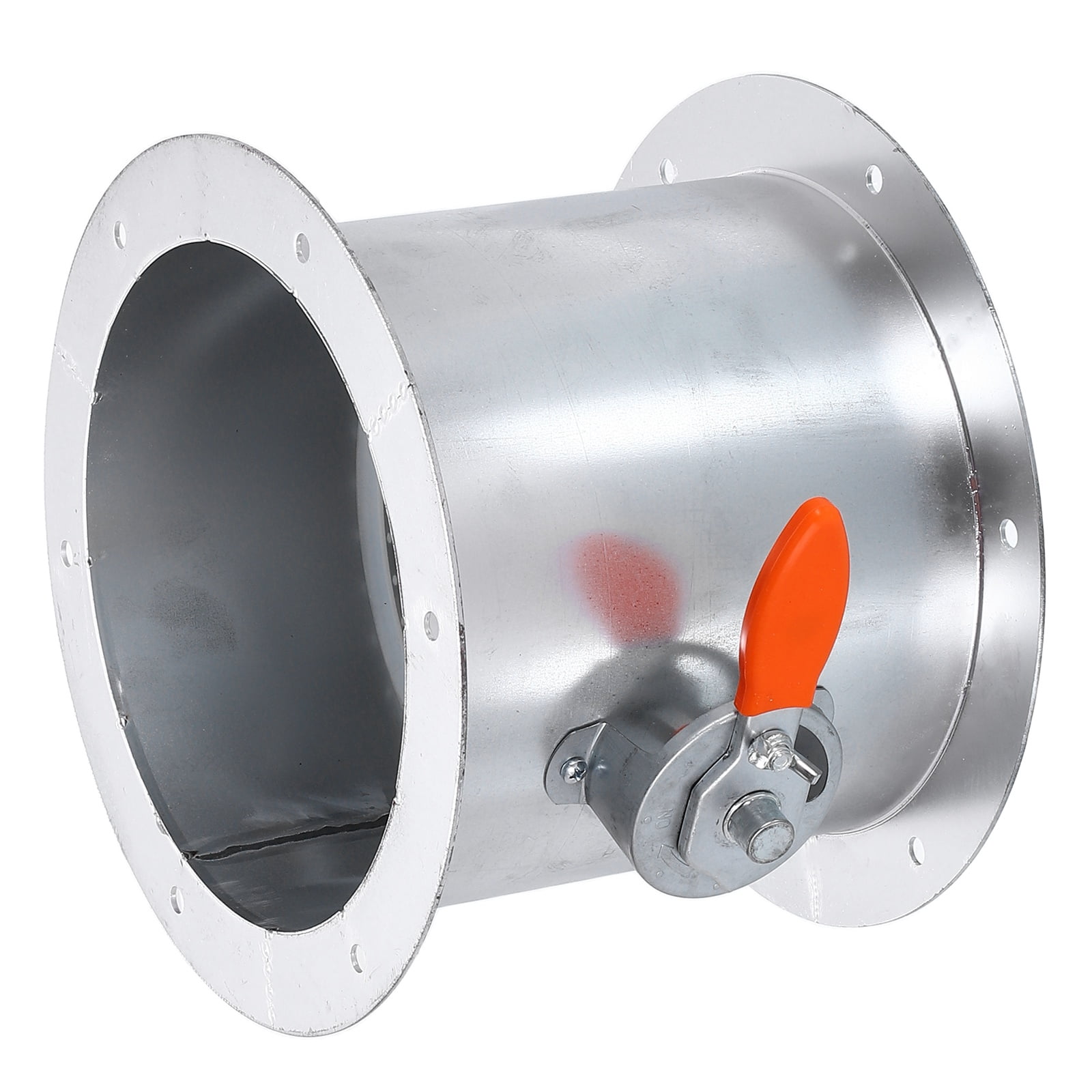 10 Inch Duct Backdraft Damper, Manual Adjustment Airflow Volume Damper with Both End Flange for Vents Fans Extractors Range Hoods Heating Systems
