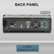 PRORECK MX10 1600W 6-Channel Powered Bluetooth Mixer with 10inch Passive Speakers PA System
