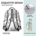 thumbnail image 5 of Chic Paisley Pattern Backpack – Ideal Paisley Gift for Students, Durable School Bookbag, Lightweight Laptop Bag, Water-Resistant for All-Weather Commuting, 5 of 6